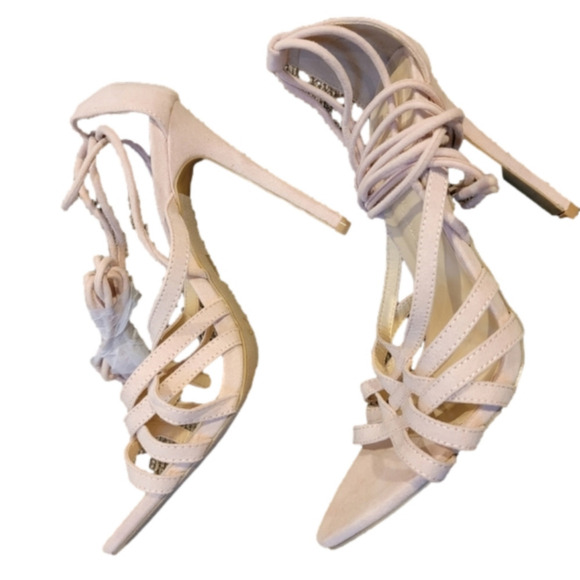 Wild Diva stilettos Pale pink size 7 - Picture 1 of 6